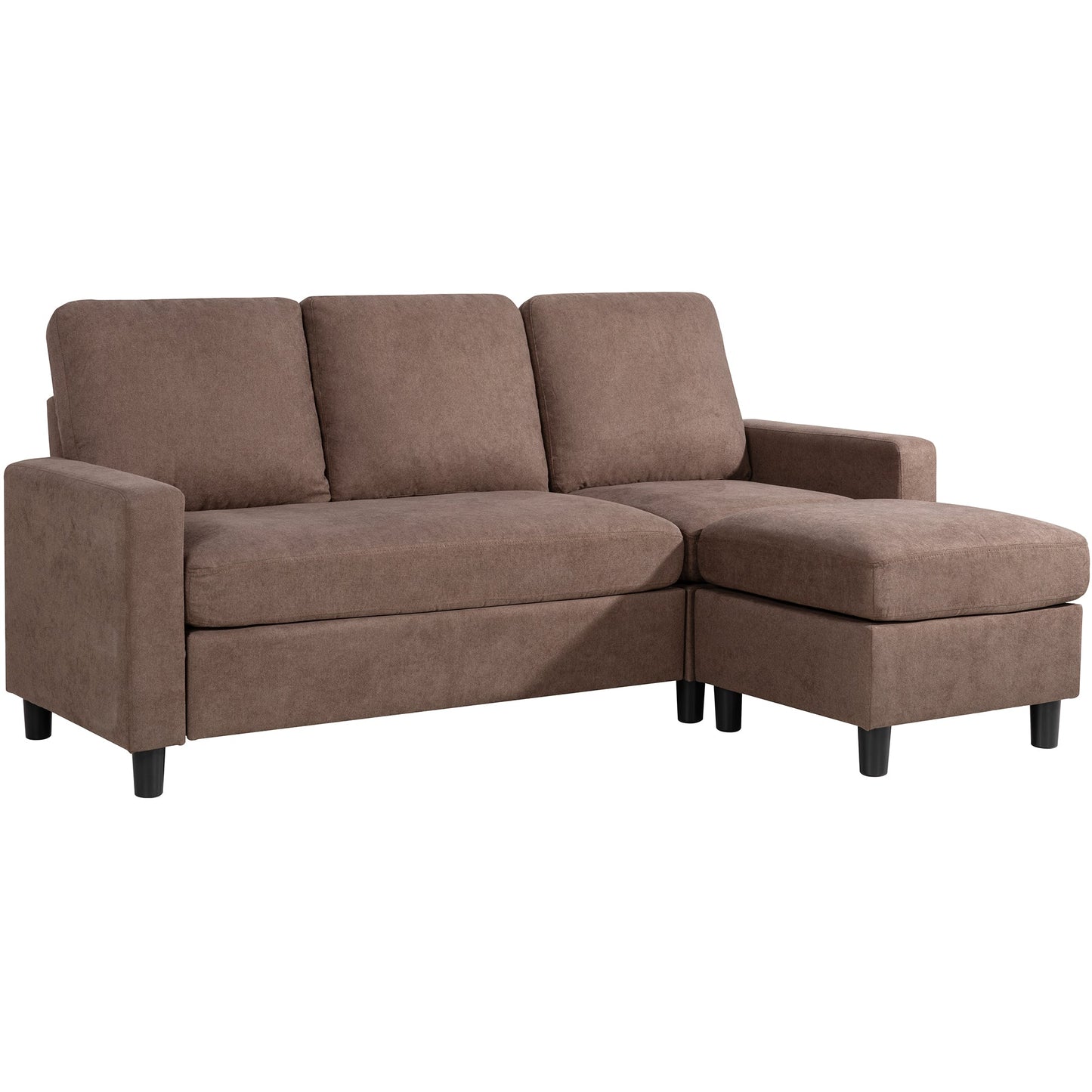 sectional couch #color_brown