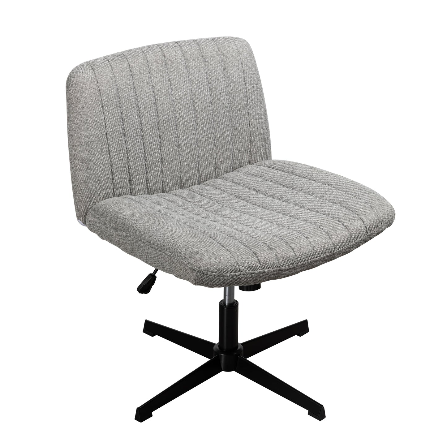 Walsunny Cross Legged Office Chair Armless Wide Chair