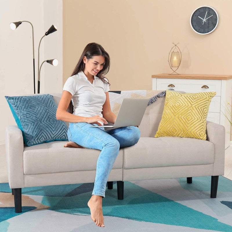 Walsunny 63'' Loveseat, 2-Seat Sofa, For Living Room
