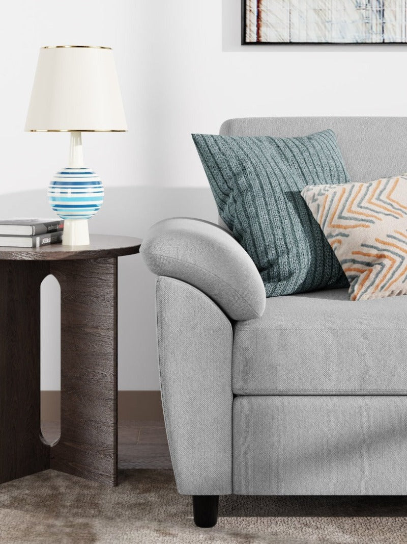 Walsunny 3 Seat L-Shaped Sectional Sofa With Movable Ottoman#color_light-grey