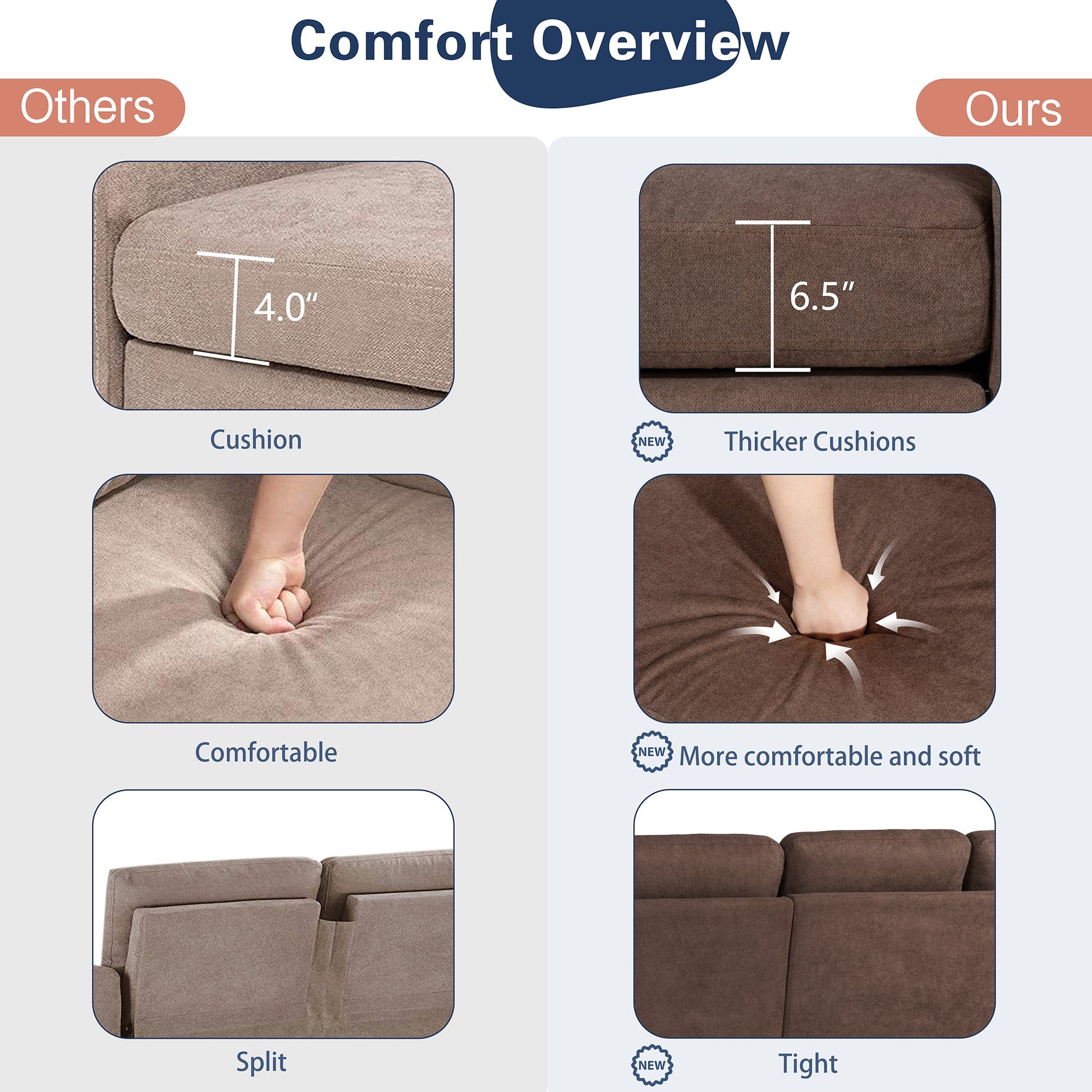 sectional couch #color_brown