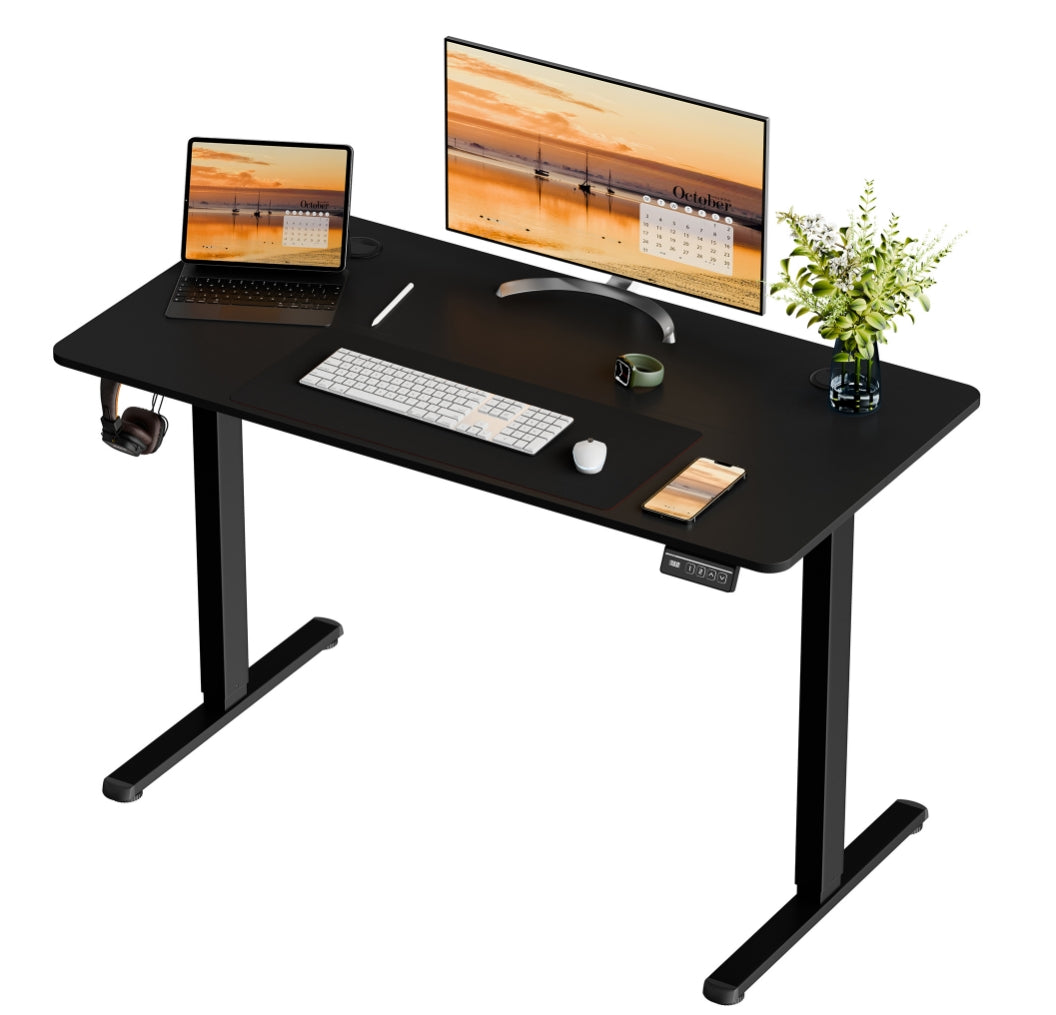 Walsunny White Electric Height Adjustable Standing Desk