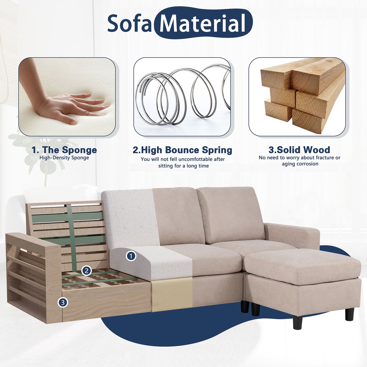 sectional couch #color_khaki