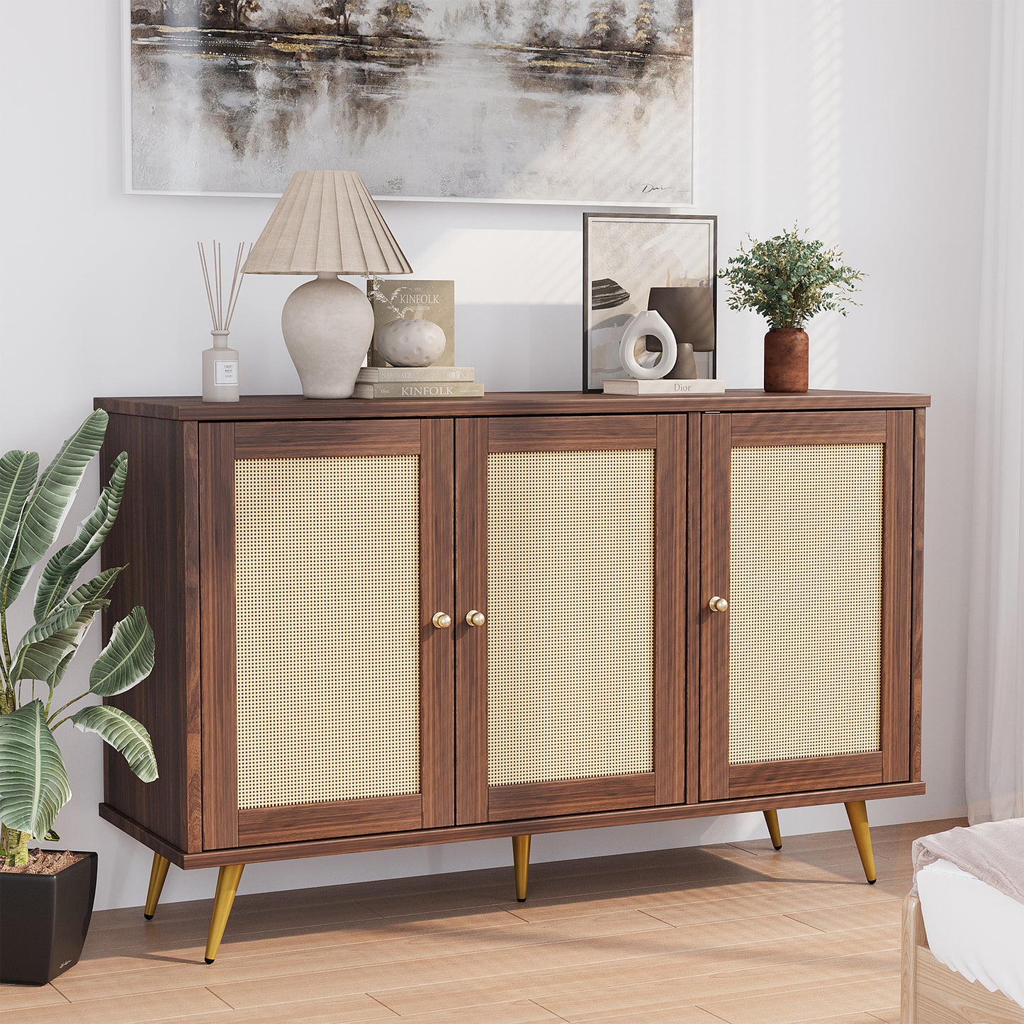 Walsunny Sideboard Buffet Storage Cabinet,Kitchen Storage Cabinet