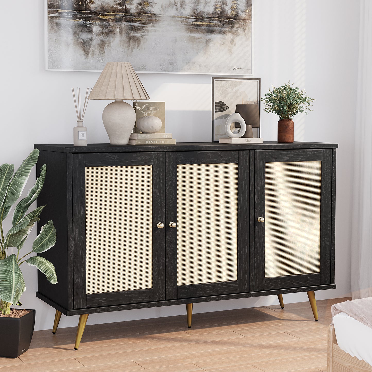 Walsunny Sideboard Buffet Storage Cabinet,Kitchen Storage Cabinet