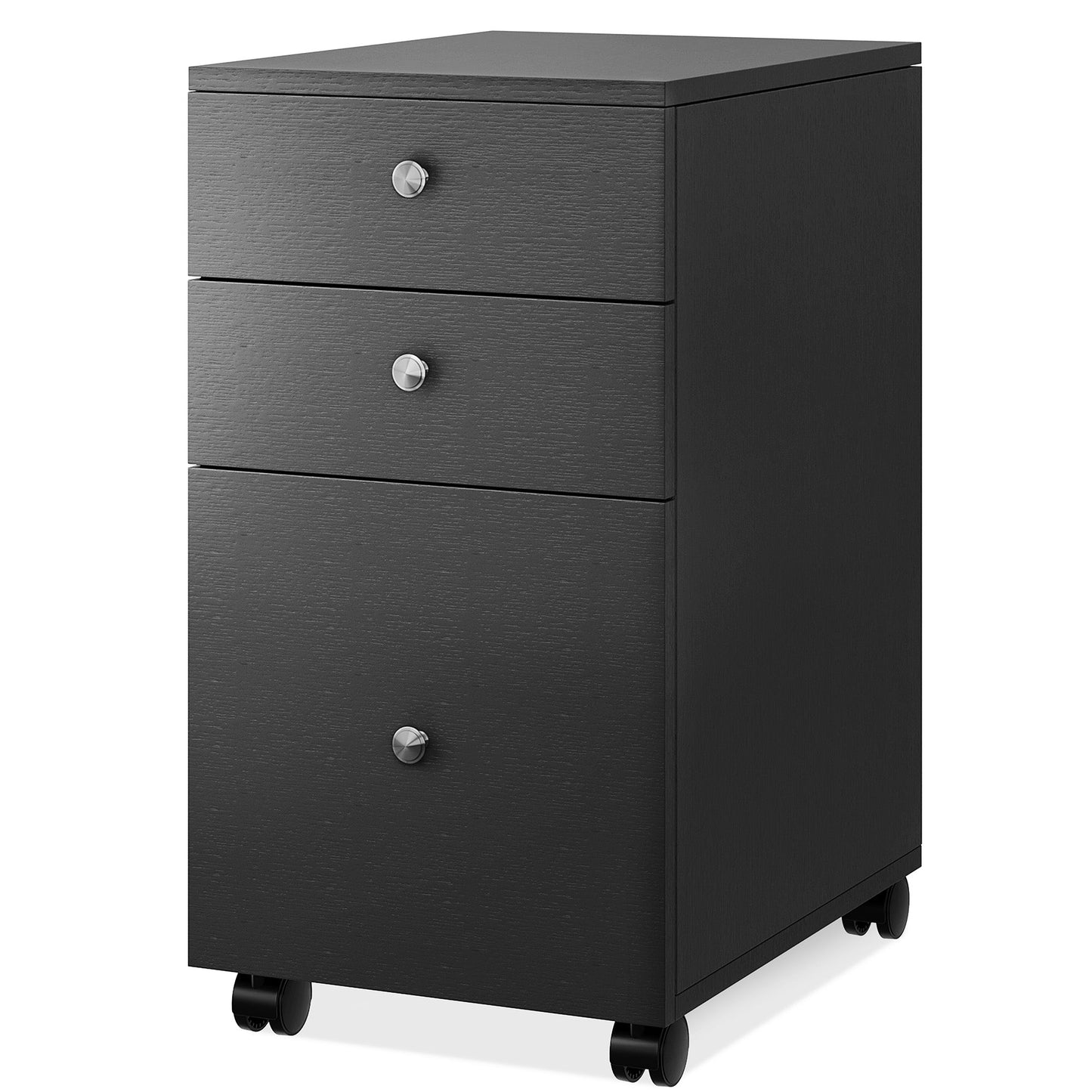 Walsunny Home  Cabinet with Adjustable Shelf,Wooden Storage Cabinet with 3 Drawers,Modern Farmhouse Coffee Bar Cabinet with Storage for Living Room