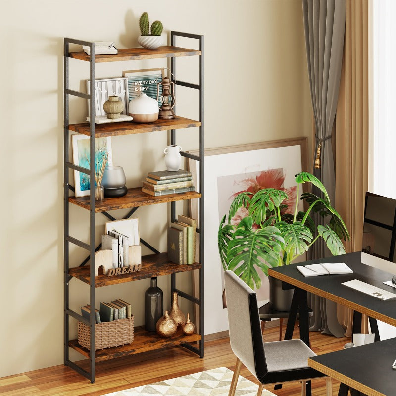 Walsunny 5-Tier Bookshelf