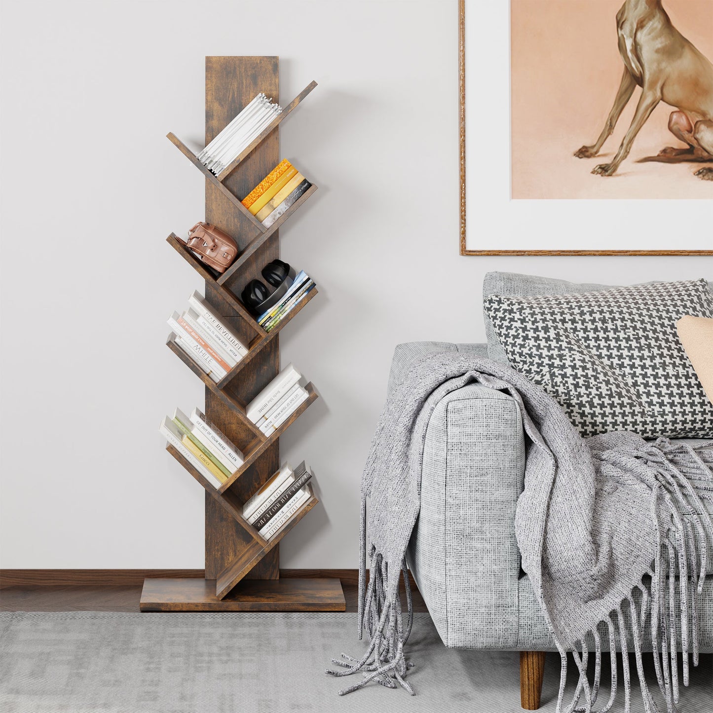 Walsunny Creative Design Tree Bookshelf