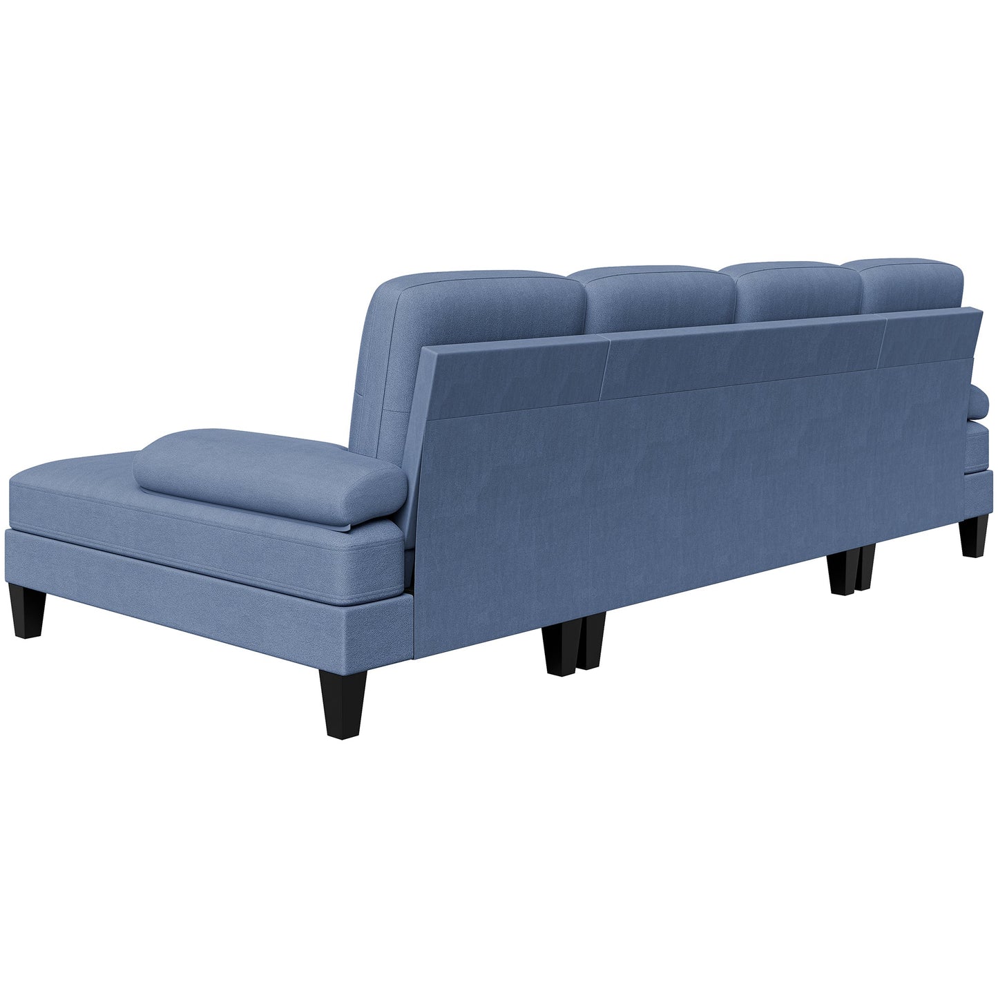 WALSUNNY 106'' Sectional Sofa Couches #color_blue