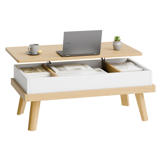 Walsunny Lift Top Wood Coffee Table