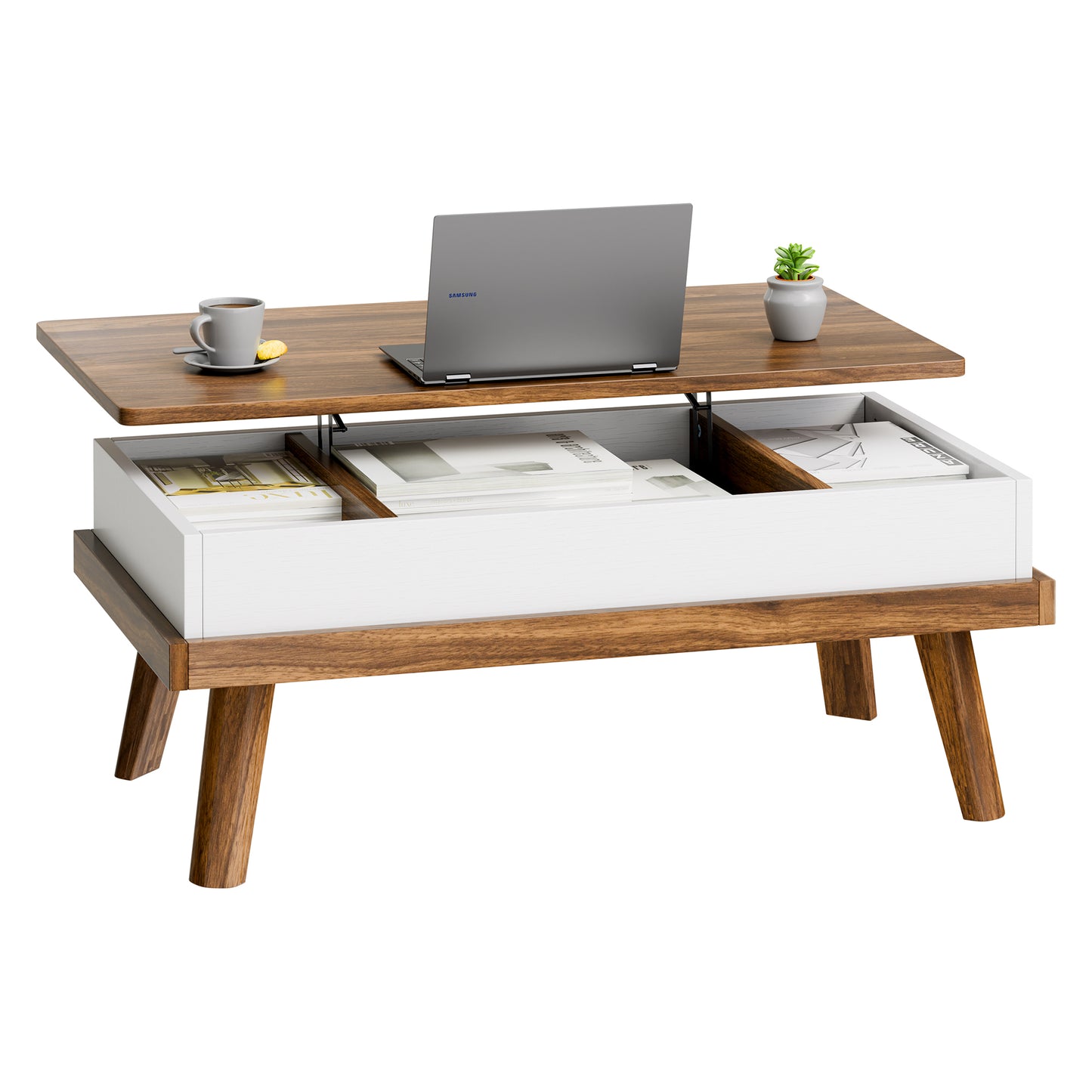 Walsunny Lift Top Wood Coffee Table