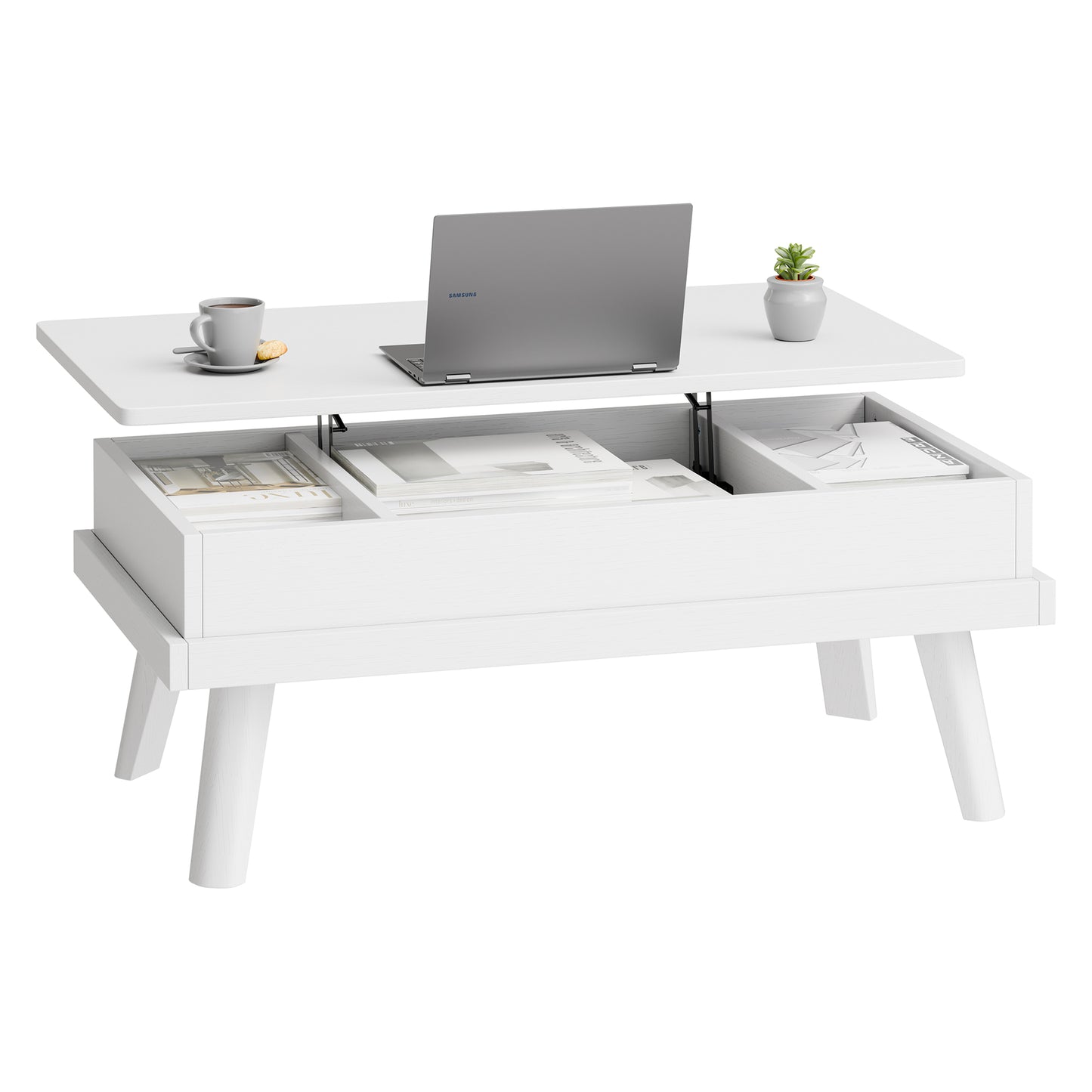 Walsunny Lift Top Wood Coffee Table
