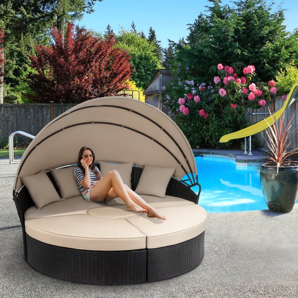 Walsunny High Configuration/Classic Garden Round Daybed