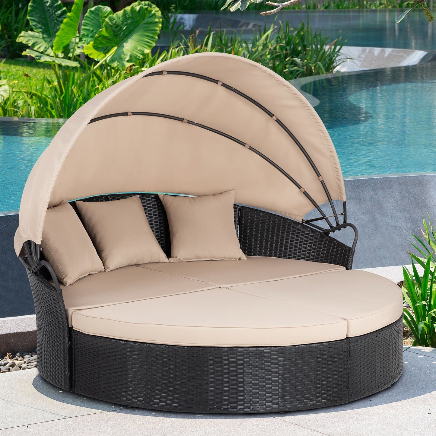 Walsunny High Configuration/Classic Garden Round Daybed