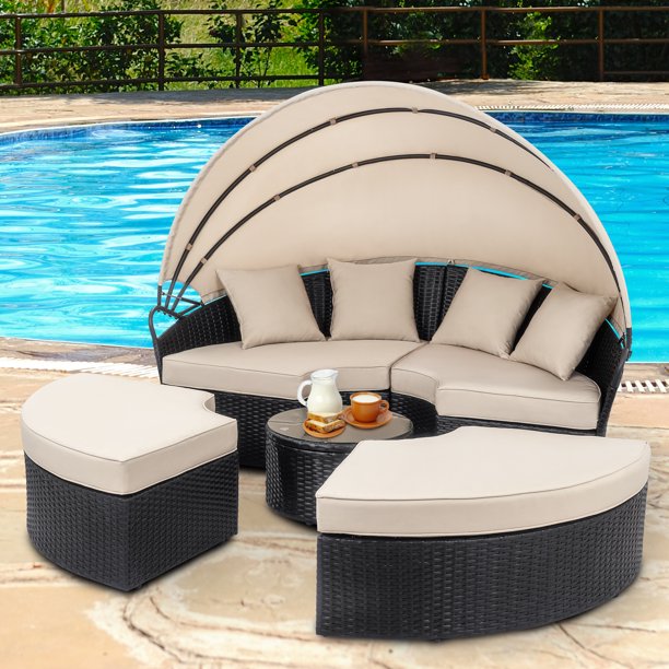 Walsunny High Configuration/Classic Garden Round Daybed