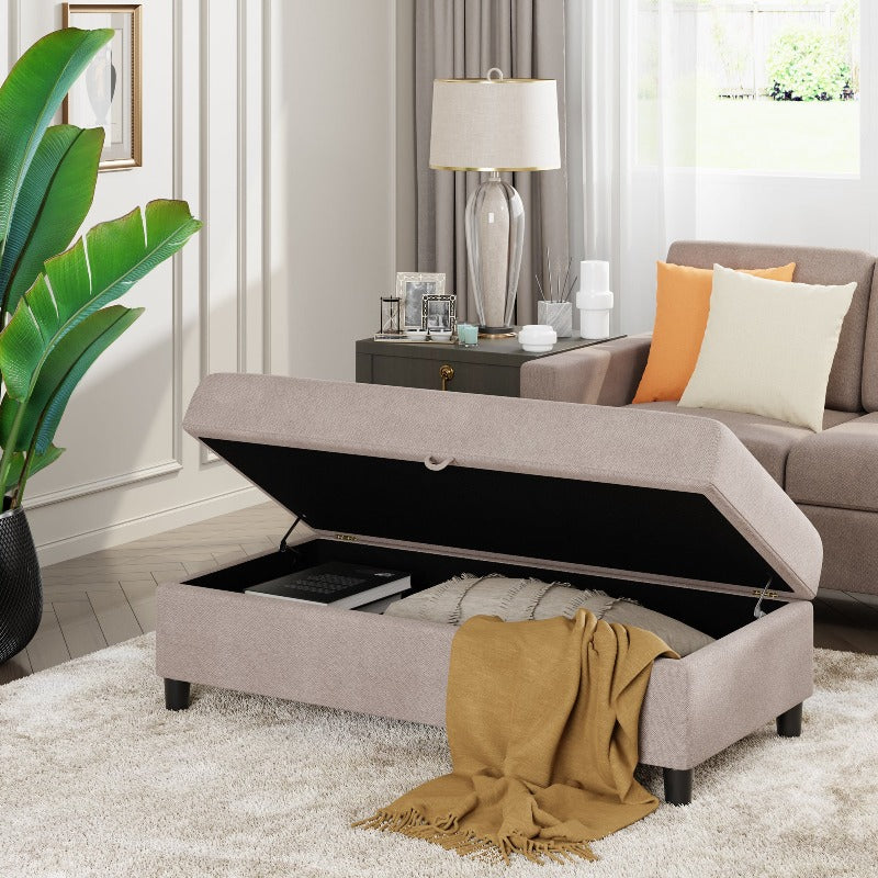 Walsunny Long Storage Ottoman