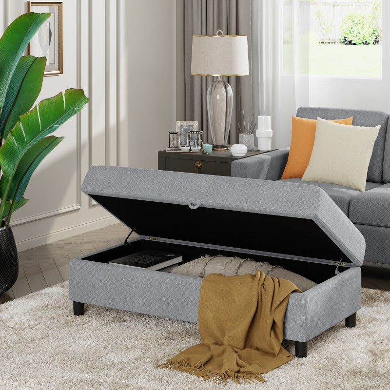 Walsunny Long Storage Ottoman