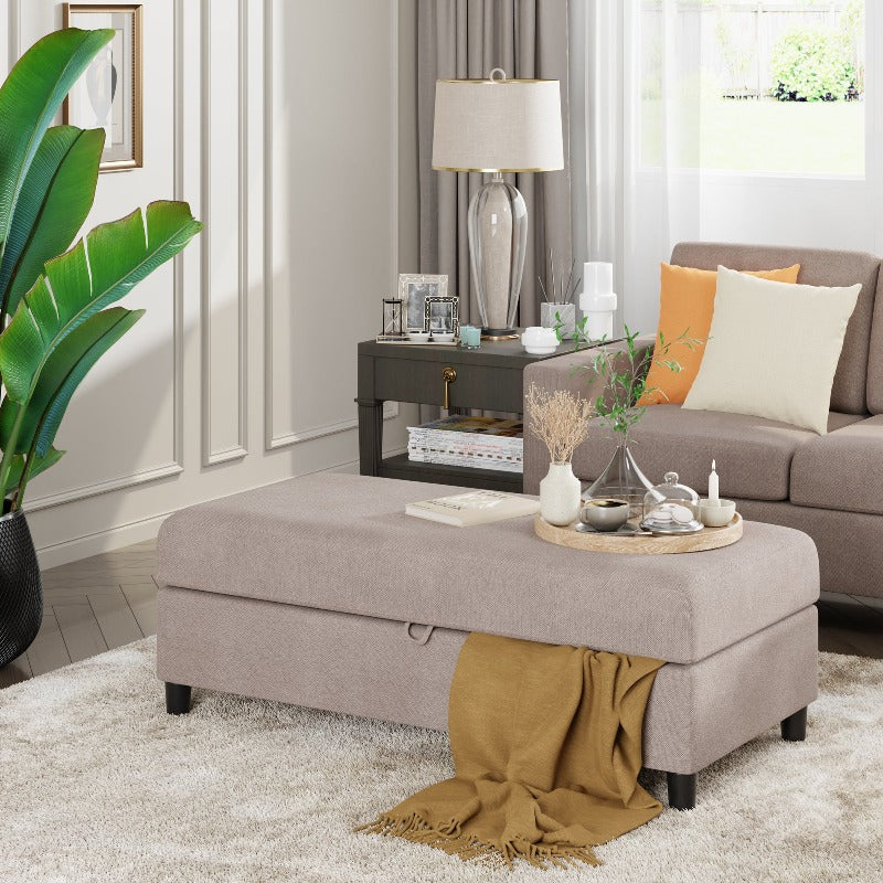 Walsunny Long Storage Ottoman